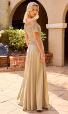 Primavera Couture 13164 - Off Shoulder Beaded Formal Dress - Silhouette Dresses