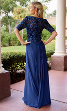 Primavera Couture 13171 - Embellished Jewel Neck A-Line Dress - Silhouette Dresses