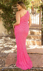 Primavera Couture 14002 - Scale-Like Sequined Evening Gown - view 8