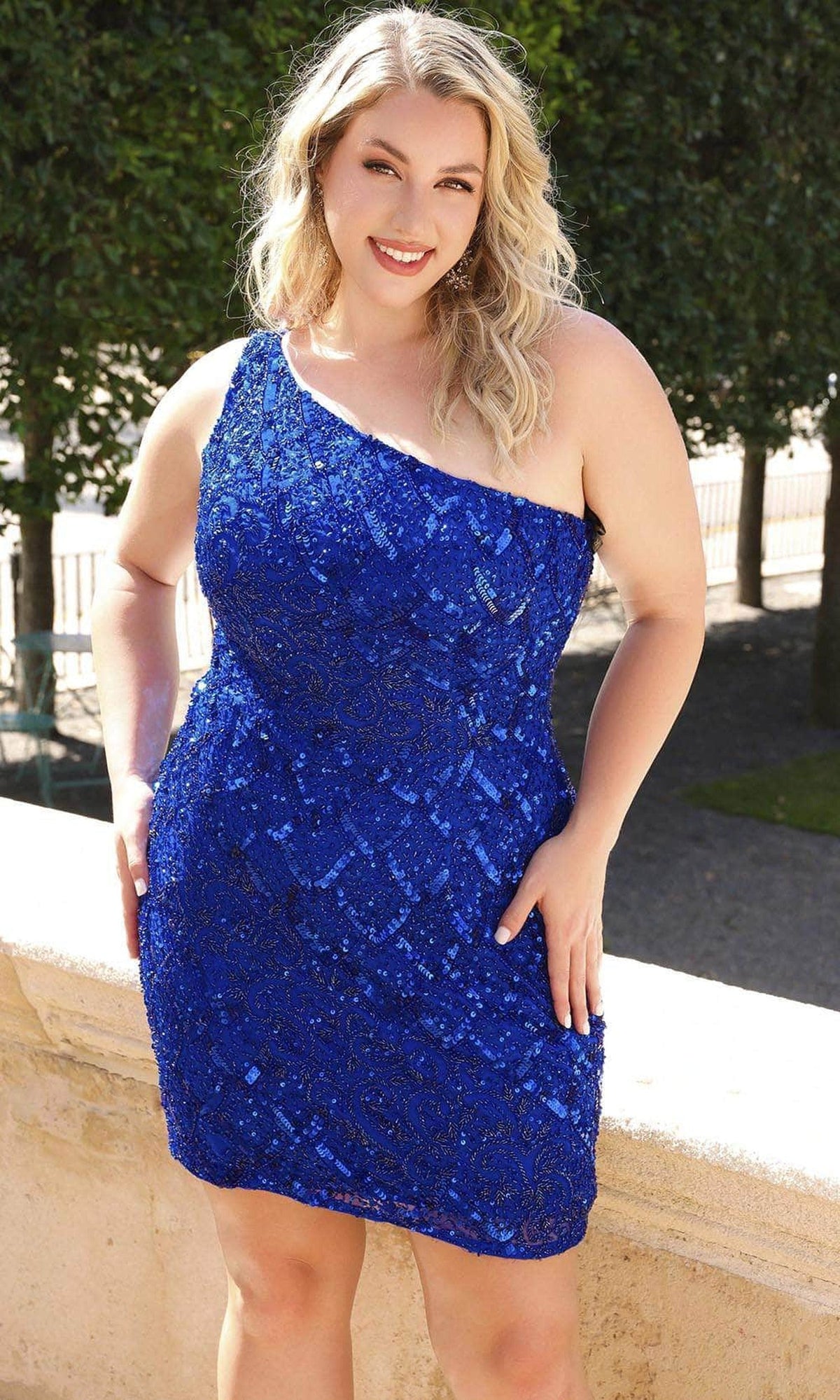 Primavera Couture 14023 - One Shoulder Homecoming Dress