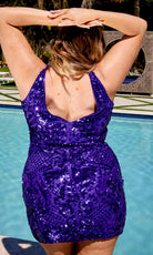 Primavera Couture 14024 - Sleeveless Embellished Cocktail Dress - view 11