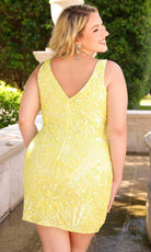 Primavera Couture 14024 - Sleeveless Embellished Cocktail Dress - view 12