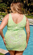 Primavera Couture 14024 - Sleeveless Embellished Cocktail Dress - detail view