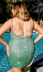 Primavera Couture 14025 - Sleeveless Sequin Embellished Cocktail Dress - view 6