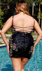 Primavera Couture 14029 - Sequin Sleeveless Cocktail Dress - back view
