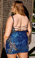 Primavera Couture 14029 - Sequin Sleeveless Cocktail Dress - view 6