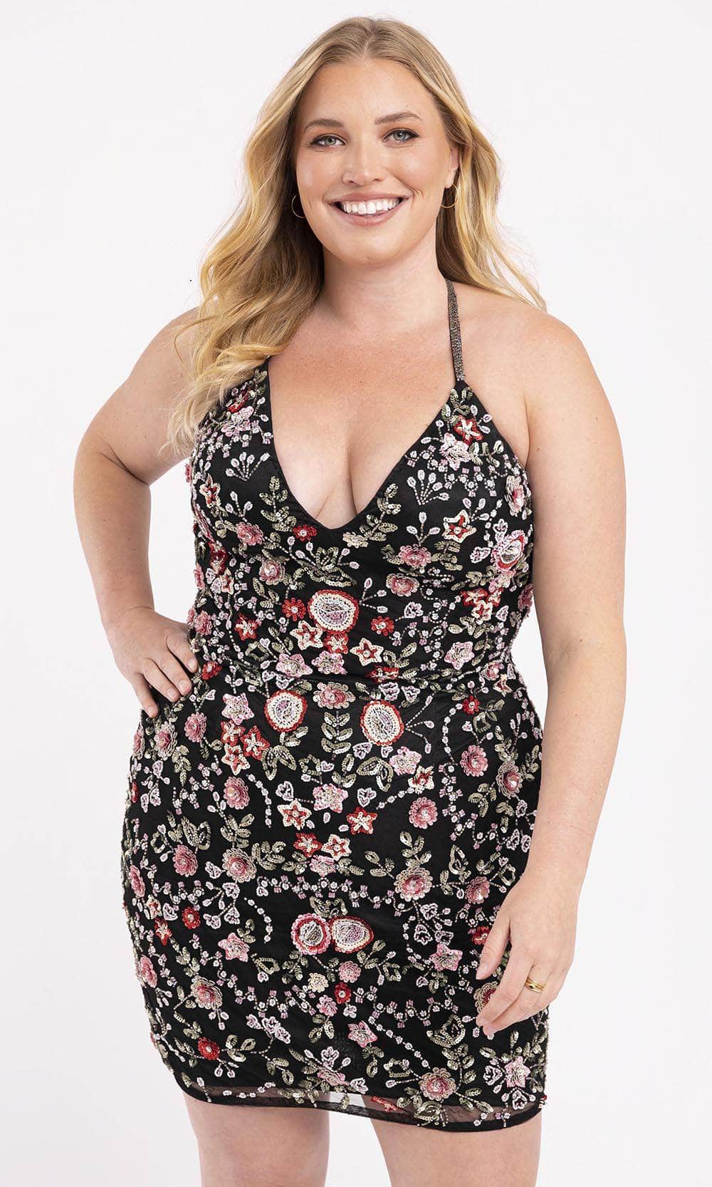 Primavera Couture 14034 - Crisscross Sleeveless Cocktail Dress - designer cocktail dress at Silhouette Dresses