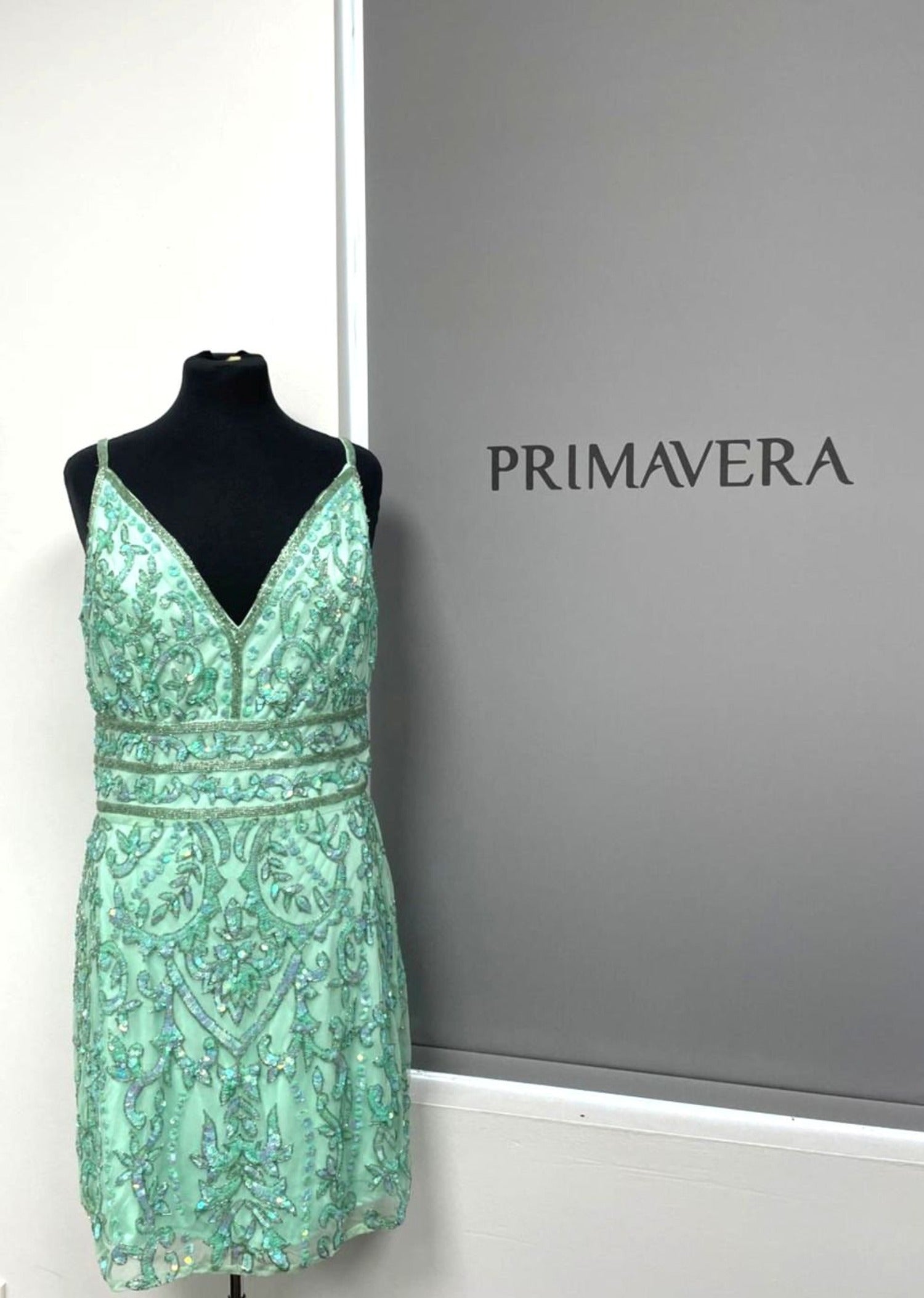 Primavera Couture 14035 - Embellished Sleeveless Cocktail Dress