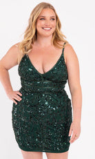 Primavera Couture 14035 - Embellished Sleeveless Cocktail Dress - view 4