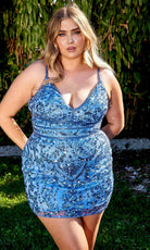Primavera Couture 14035 - Embellished Sleeveless Cocktail Dress - designer cocktail dress at Silhouette Dresses