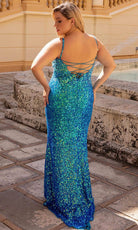 Primavera Couture 14042 - Sequined Embellished Evening Dress - detail view