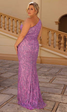 Primavera Couture 14049 - One-Sleeve Sequin Embellished Evening Dress