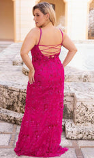 Primavera Couture 14050 - Sleeveless Lace-Up back Prom Dress