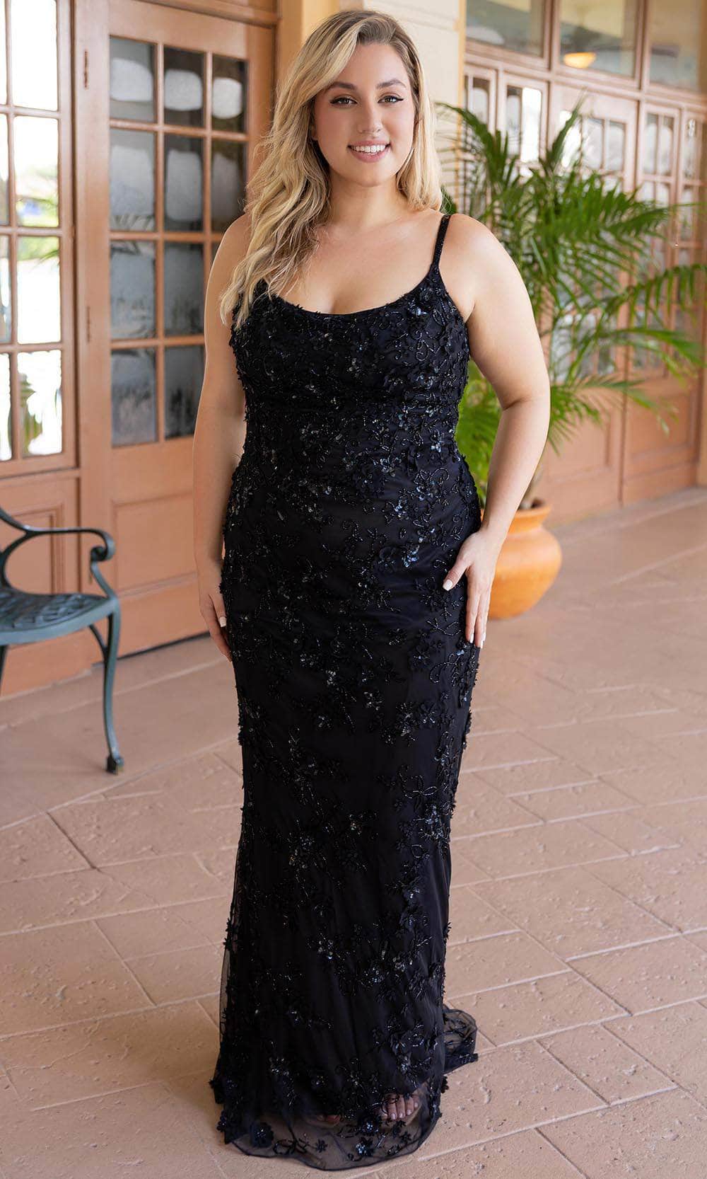 Primavera Couture 14050 - Sleeveless Lace-Up back Prom Dress - designer prom dress at Silhouette Dresses