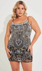 Primavera Couture 14064 - Sleeveless Fitted Cocktail Dress - view 6