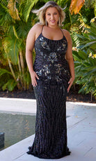 Primavera Couture 14072 - Scoop Neckline Sequin Prom Gown - designer prom dress at Silhouette Dresses