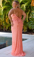 Primavera Couture 14072 - Scoop Neckline Sequin Prom Gown - view 6