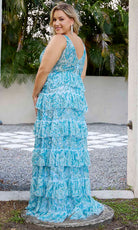 Primavera Couture 14073 - Sleeveless Embellished Evening Gown - view 6