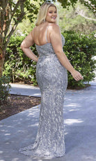 Primavera Couture 14078 - V-Neck Sequined Sleeveless Evening Gown