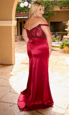 Primavera Couture 14107 - Off Shoulder Beaded Corset Dress