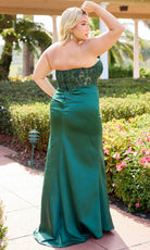 Primavera Couture 14109 - Beaded Strapless Corset Dress - Silhouette Dresses