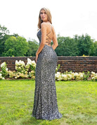 Primavera Couture - 3290 Sequined Sexy Back Gown - view 4