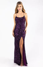 Primavera Couture - 3290 Sequined Sexy Back Gown - view 8