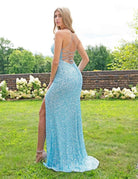Primavera Couture - 3290 Sequined Sexy Back Gown - view 11