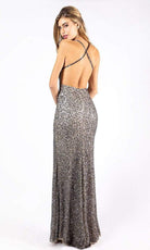 Primavera Couture - 3291 Sparkling Allover Sequin V Neck Sheath Gown - view 10