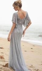 Primavera Couture 3681 - Trailing Beaded Evening Gown - view 4