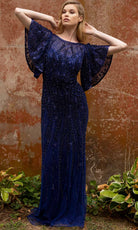 Primavera Couture 3681 - Trailing Beaded Evening Gown - view 7