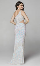 Primavera Couture - 3729 One Shoulder Asymmetrical Dress