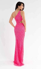 Primavera Couture - 3729 One Shoulder Asymmetrical Dress