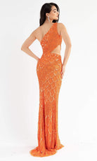 Primavera Couture - 3729 One Shoulder Asymmetrical Dress