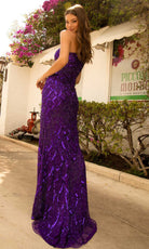 Primavera Couture - 3729 One Shoulder Asymmetrical Dress