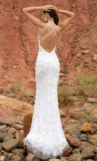 Primavera Couture - 3731 Sleeveless Plunging V-Neck Dress