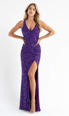 Primavera Couture - 3768 Sleeveless Crisscross Straps Gown