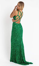 Primavera Couture - 3768 Sleeveless Crisscross Straps Gown