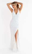 Primavera Couture - 3768 Sleeveless Crisscross Straps Gown