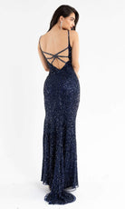 Primavera Couture - 3792 Sleeveless Sequin High Slit Dress