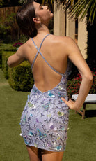 Primavera Couture 3801 - Butterfly Appliqued Cocktail Dress - view 10