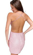 Primavera Couture 3821 - V-Neck Butterfly Bodice Cocktail Dress