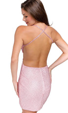 Primavera Couture 3821 - V-Neck Butterfly Bodice Cocktail Dress - view 12