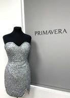 Primavera Couture 3899 - Strapless Cocktail Dress - Silhouette Dresses