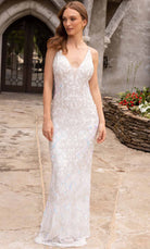 Primavera Couture 3903 - Beaded Sleeveless Prom Dress