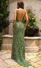 Primavera Couture 3913 - Floral Sequin Prom Dress - view 14