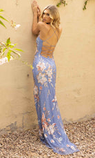 Primavera Couture 3914 - Floral Patterned Sequin Dress