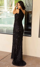 Primavera Couture 3915 - One Sleeve 3D Embellished Prom Dress