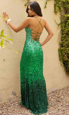 Primavera Couture 3916 - Scoop Neck Ombre Prom Gown - view 4