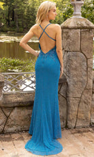 Primavera Couture 3941 - Bejeweled V-Neck Prom Gown